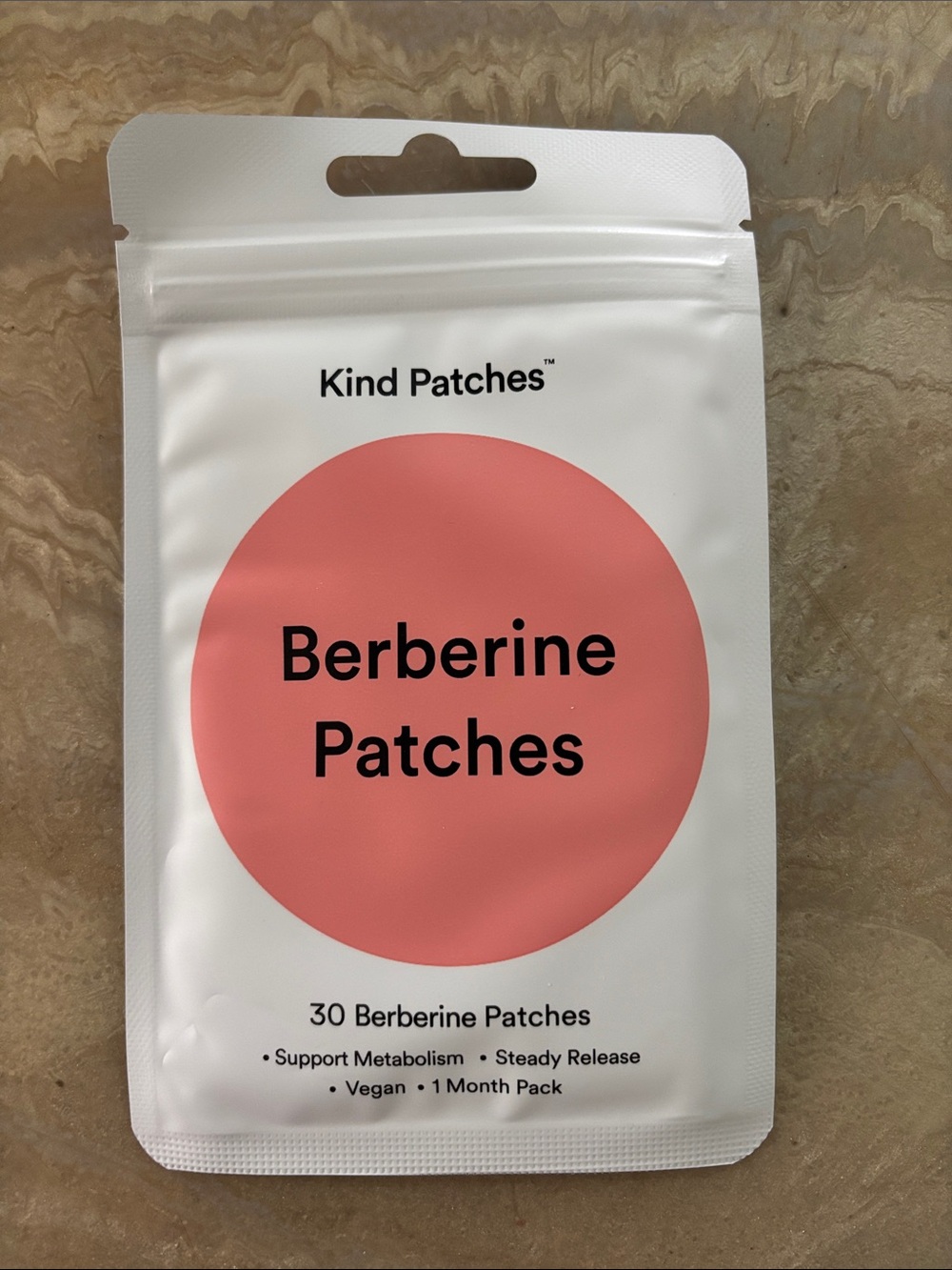 Berberine Patches Metabolism Support 1 bag (30 Pack) / New Sealed Bag